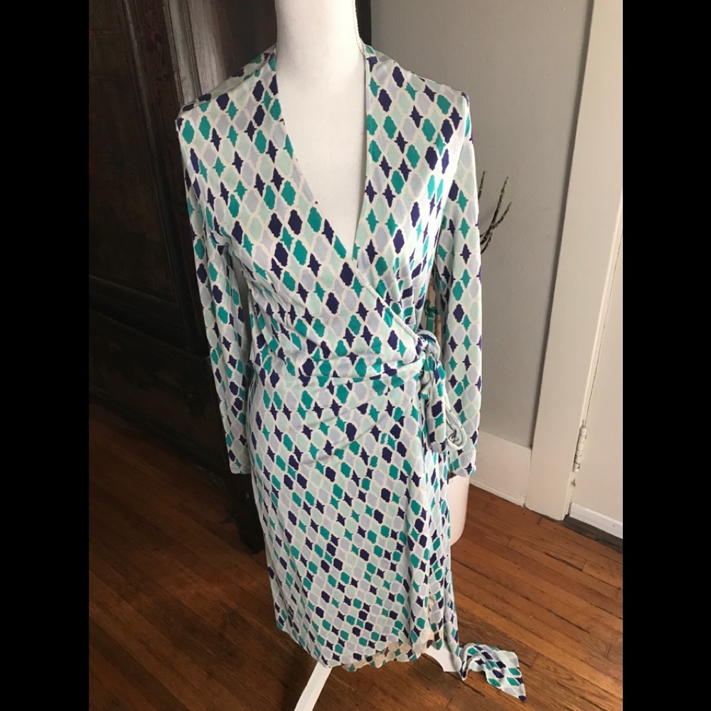 Classic, vintage Diane Von Furstenberg wrap dress